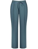 Gerry Weber Damen Weite Hose Hose Tuch/Kombi lang Weite Hose unifarben reguläre Länge Petrol 44