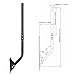 PIBIDI Outdoor TV Antenna, Long Range Digital OTA Antenna for 4K 1080P VHF UHF, 200 Mile Range, with Mouting Pole (UHD-8903 + Pole)