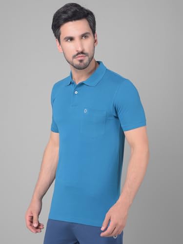 Image of Dollar Mens Cotton Casual Solid Polo Tshirt (Pack of 1)