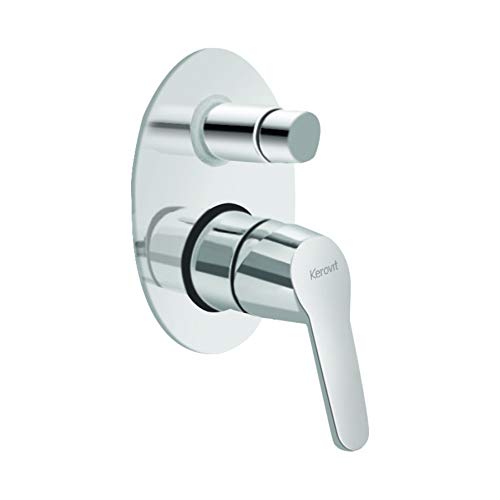 Kerovit Joy KB1511014 Brass 2 Inlet Concealed Bath and Shower Mixer Trim (Silver) (B07HS98JJL) Amazon Price History, Amazon Price Tracker