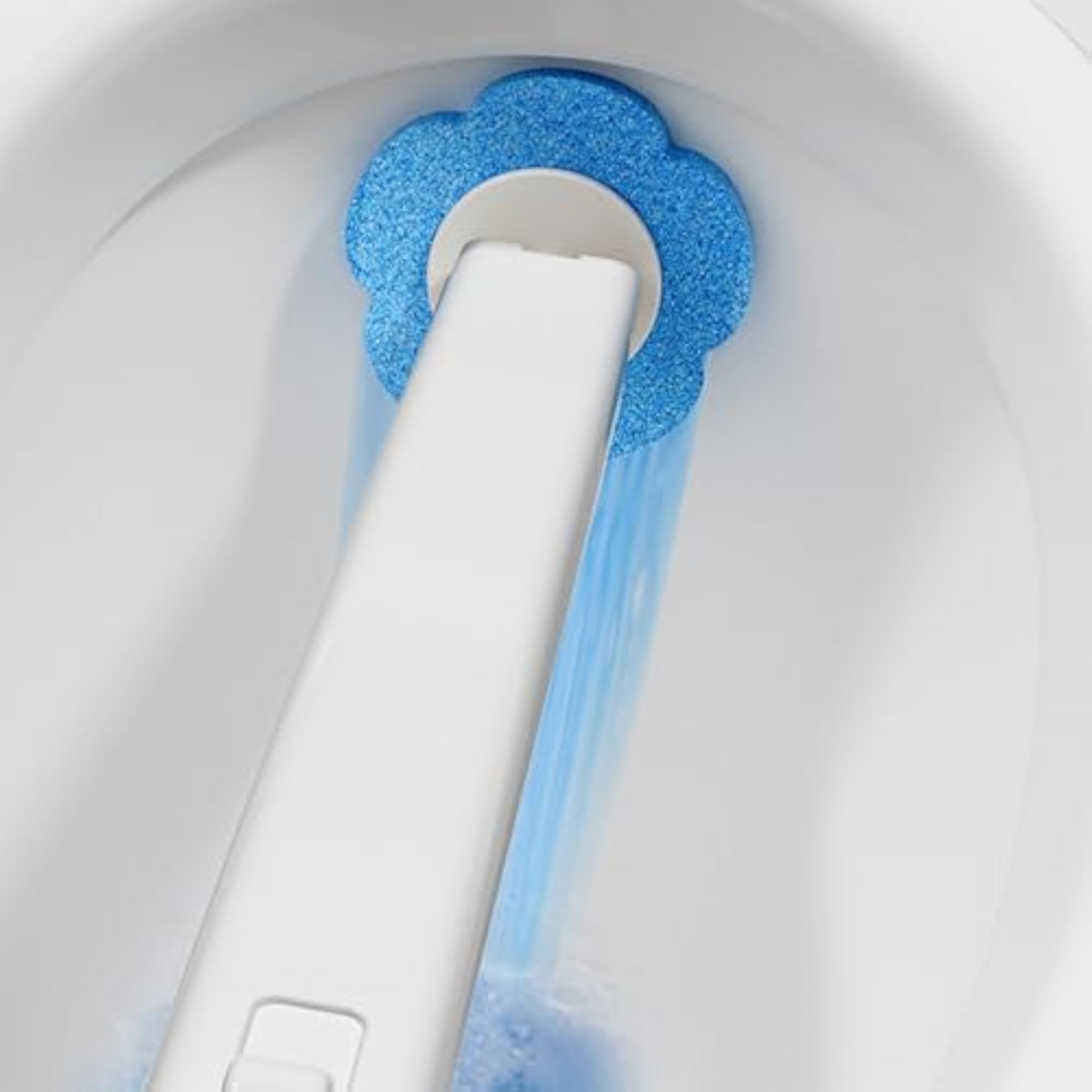 Disposable Toilet Brush and Holder Set, Automatic Flip Lid