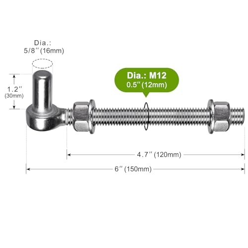 Insaga Gate Hinge M12 - Image 2