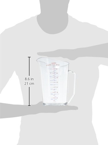 Cambro 200Mccw 2 Qt Capacity, Camwear Clear Polycarbonate Liquid Measuring Cup #TOP2