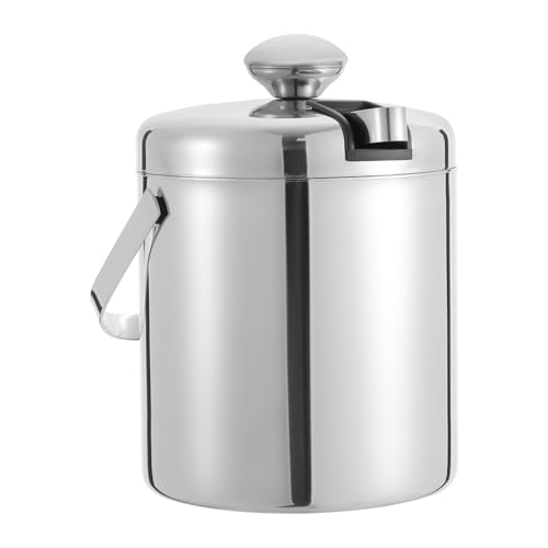 Seau à glace inox double paroi isolée maintenant le froid 6 heures