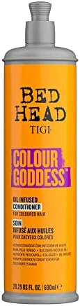Bed Head TIGI Colour Goddess Oil Infused Hair Conditioner with Almond & Shea Butter for Coloured Hair, Salon Professional Colour Enhancing Formula with Keratin for Lasting Effect and Nourished Hair, 600 ml