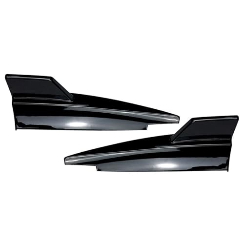 Protecteur d'angle noir laqué pour aileron de pare-chocs arrière Benz CLA