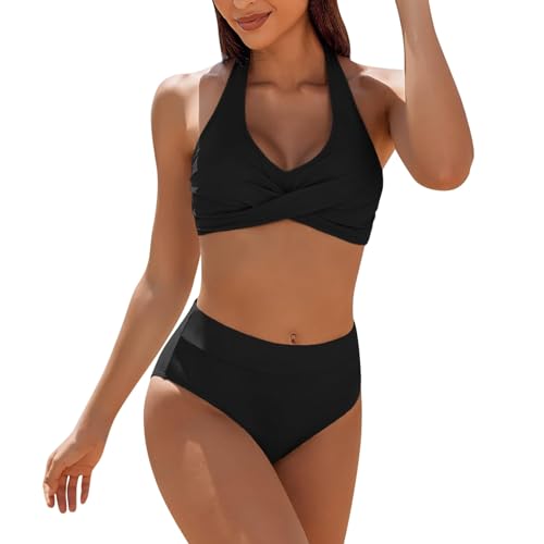 Bikinis Mujer 2025 Sexy Brasileño Push Up Bikinis Talla Grande Vikinis Bañador Natación Trajes De Baño con Relleno Bañadores 2 Piezas Reductores Espalda Abierta Ropa De Baño Piscina Vacaciones Oferta