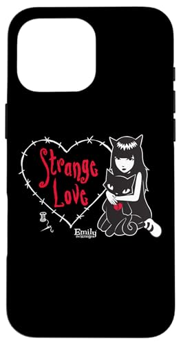 Coque iPhone 16 Pro Max Emily The Strange Strange Love protection silicone noir
