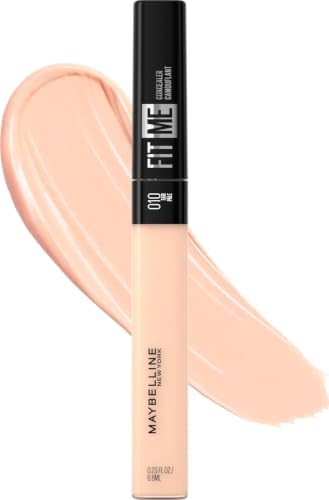 Maybelline New York Fit Me Liquid Concealer Makeup, Natural Coverage, Lightweight, Conceals, Covers Oil-Free, Fair, 1 Count (Packaging May Vary)