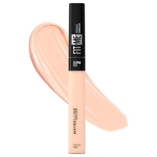 Maybelline New York Fit Me Liquid Concealer Makeup, Natural Coverage, Lightweight, Conceals, Covers Oil-Free, Fair, 1 Count (Packaging May Vary)