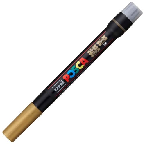 Uni-Ball Posca Brush PCF-350 Marqueur Or