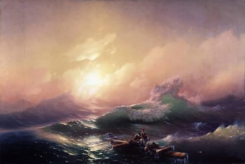 Affiche Aivazovsky pour raviver un mur vide grand tableau abstrait 60x90