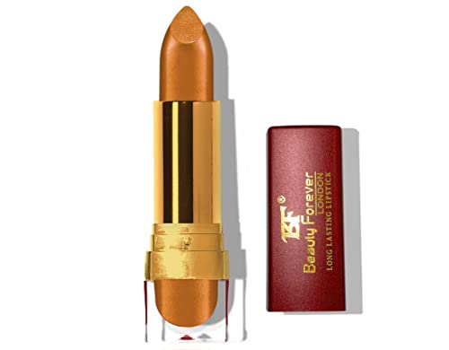 Beauty Forever Long Lasting Cream Lipstick, Glossy & Moisturising Lip Formula, Vitamin C & E Enriched, Hydrating Feature, High Impact Lip Colour, Available In 24 Shades (Nectar (LL123))