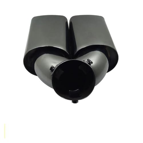 Tuyau d'échappement double sortie pour corriger le style arrière 63mm