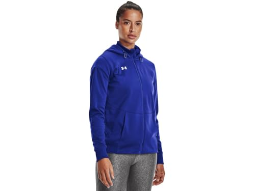 Sweat à capuche Under Armour Storm veste zippée polaire déperlante femme XXL marine