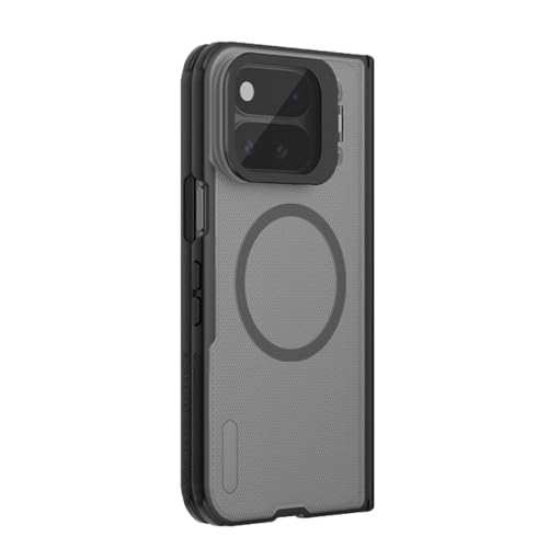 �K�p�Ώ�Google Pixel 11 Pro Fold�p�}�O�l�e�B�b�N�P�[�X�A�B���L�b�N�X�^���h�t���o�b�N�J�o�[ | �J�����ی�V���b�N�h�~�q���W�V�F������~��,Clear,11 Pro Fold