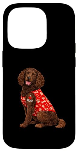 American Water Spaniel Mom I Love Mom �n�[�g �^�g�D�[ �X�}�z�P�[�X iPhone 14 Pro �p