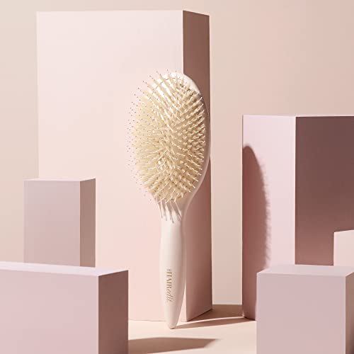 The Hair Edit Cream Finish & Shine Boar Bristle Hair Brush #TOP4