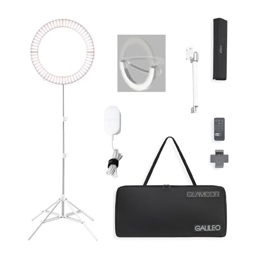 GLAMCOR Galileo Portable Ring Light Kit
