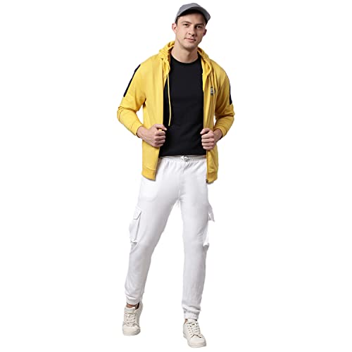 Image of HIGH Star Men's Fleece Colorblock Hooded Sweatshirt