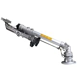Impact Water Sprinkler for Farms Orchards, Metal Farm Lawn Sprinkler Spray Gun, 360 Rotary Large Area Watering Spray