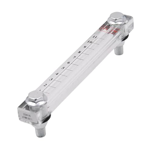 harayaa Jauge de Niveau de Liquide Hydraulique, Indicateur de Niveau D'huile pour Réservoir D'huile, Affichage Intuitif, Débitmètre, Outils de Mesure, Xyw...