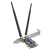 EDUP LOVE PCIE Bluetooth WiFi Card AC1300M Dual Band 2.4G/5.8G PCI-E Wireless PCI Express Adapter Internet Network Card Support Windows 10/ Win 8.1/ Win 7 for Desktop PC Laptop
