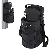 TXIYEAN Magnetic Golf Cart Bag Sports Bottle Bag Golf Cart Accessories Essentials for Men and Women Outdoor Magnetic Bottle Holder with with Phone Pocket, Golf Cart Holder for Golf Gym Sport Work