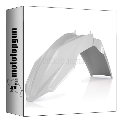 Plastique cassé ? Garde-boue avant Acerbis blanc pour Husaberg TE 300