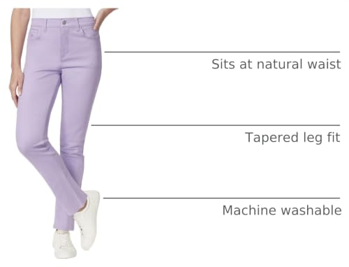 Image of Gloria Vanderbilt Womens Amanda Classic High Rise Tapered Jeans