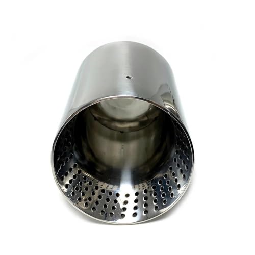 Escape de coche punta de acero inoxidable universal ID 51mm OD 114mm para Golf7 GTI 4