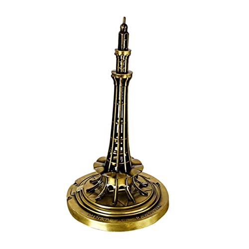 Yardenfun Metal Tower Ornament Pakistan National Style Sculpture Tabletop Decor