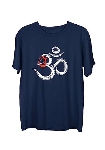 Image of Wear Your Opinion Men's S to 5XL Premium Combed Cotton Printed Half Sleeve T-Shirt (Design : Ganesha Peace)