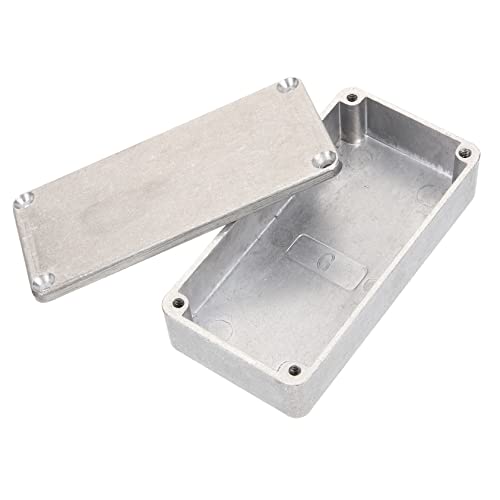 Holibanna Box Aluminum Diecasting Box Enclosure for Guitar Effect Pedals Durable Metal Case for DIY and Easy Installation