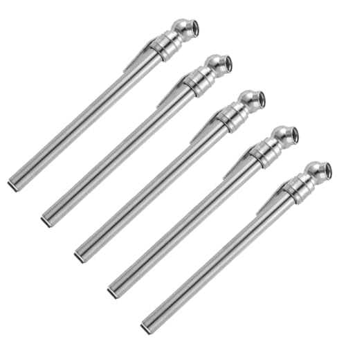 MUSISALY Set 5 Pezzi Penne per Pressione Pneumatici Auto Manometro Matita senza Batteria Controllo Tascabile per Viaggi e Misurazione Precisa degli Pneumatici