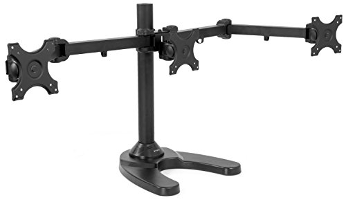 VIVO Triple LCD Monitor Height Adjustable 3 Screen Desk Mount Stand