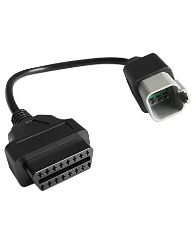 Motorcycle Diagnostic Tool 6Pin To 16Pin Can Obd2 Obdii Diagnostic Tool Cable Adapter Fit For Brp Moto Atv Utv Motorcycle Bike Clut Diagnostic Cable #TOP19