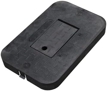 Jones Stephens M12006 16-1/4" Long Reader Lid for Water Meter Box - Black