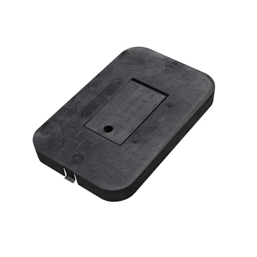 Jones Stephens M12006 16-1-4 Long Reader Lid for Water Meter Box - Black