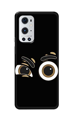 Image of PRINTFIDAA Funky Expression of Cartoon Eyes Printed Designer Hard Back Case Cover for OnePlus 9 Pro -(VS) MVN1004