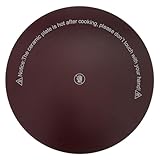 HOLIDYOYO Induktionskochfeld Ersatzteil 8 Zoll Mikrokristalline Glasplatte Hitzebeständig Rund für Induktions und Keramikkochfelder Küchenmodernisierung