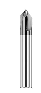 1 Stück Nitvia Hartmetall-Fasenfräser Schaftfräser