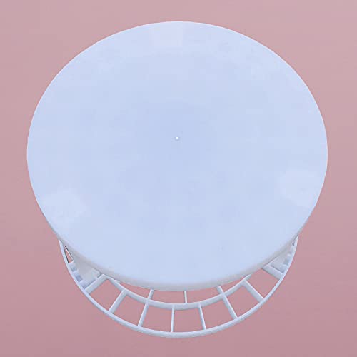 Kailife Makeup & Artist Paint Brush Holder 49 Hole Plastic Desk Stand Holding Rack For Pens, Pencils, Eyeliner, Cosmetic Brushes Crate Storage Organizer White thumb #3