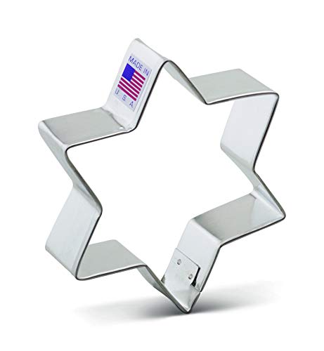 Star Of David Cookie Cutter 3.8" Made In Usa By Ann Clark #TOP7