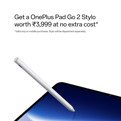 Image of OnePlus Pad Go 2, 30.73 cm (12.1 inch) 2.8K Display, Dolby Vision, 120Hz Refresh Rate, Quad Speakers, AI, 10050 mAh Battery, 5G Tablet, 8GB RAM 256 GB Storage, Shadow Black