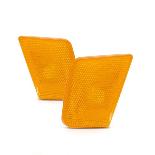 For 2005-2007 Jeep Liberty Pair Driver and Passenger Side Turn Signal/Side Marker Light Lens and Housing Only CH2550123 CH2551123 | 55156883AB 55156882AB