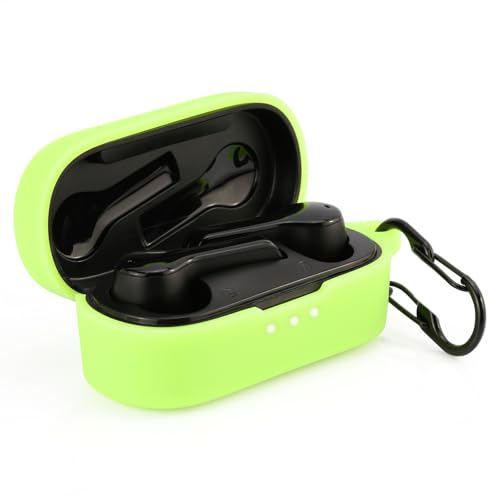 Coque silicone TOZO T9 vert etui de protection ecouteurs sans fil LEFXMOPHY