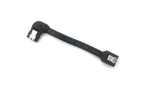 Cable SATA 7 Pin recto a 7 Pin con bloqueo 90 grados 100mm