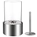 Regal Flame Eden Ventless Tabletop Portable Bio Ethanol Fireplace in Stainless Steel