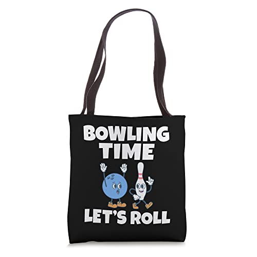 Bolso Tote Bowling Time Lets Roll Bowling Team miniatura 1